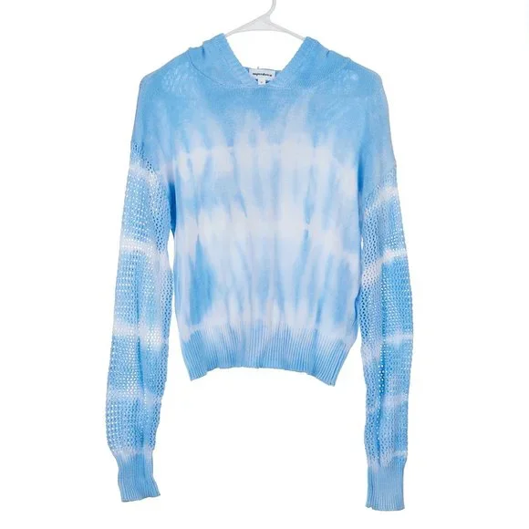 Revolve Superdown Tallie Hooded Sweater Women's Size Small - Picture 2 of 8